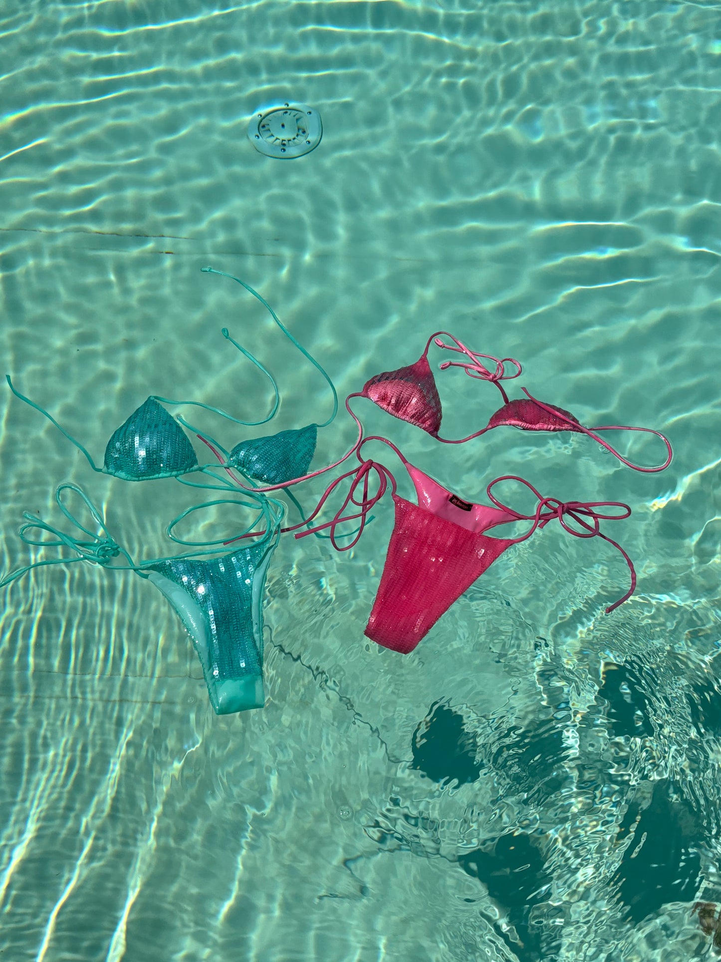 Sequin bikini set