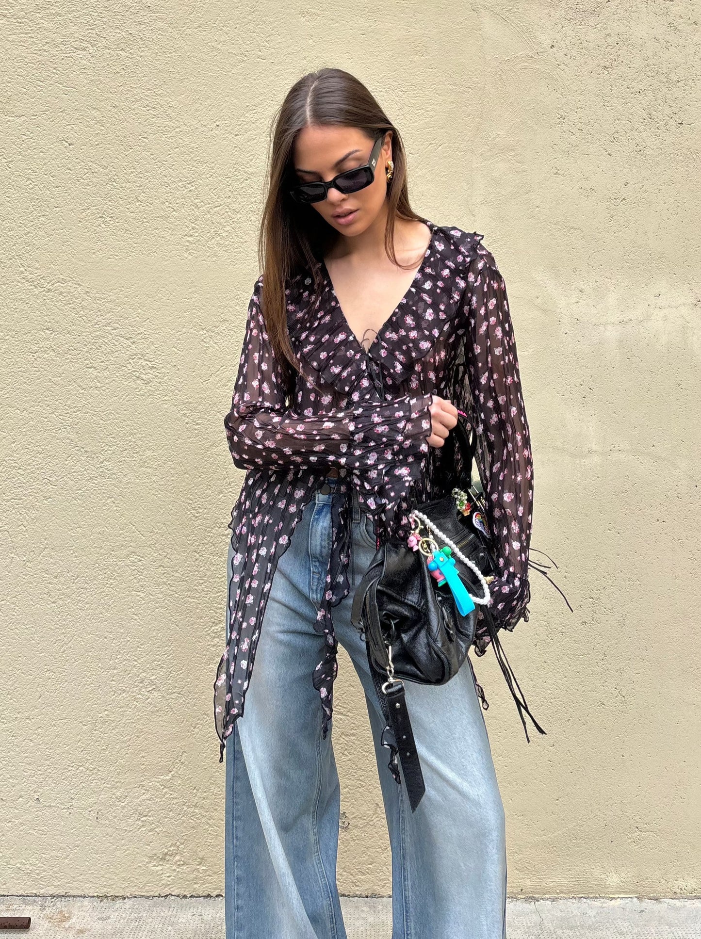 Ruffled shirt
