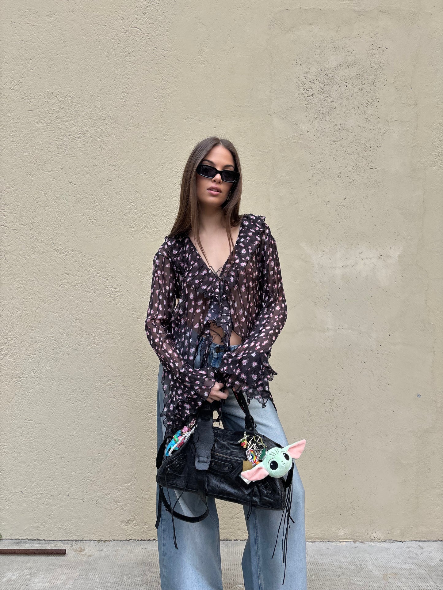 Ruffled shirt