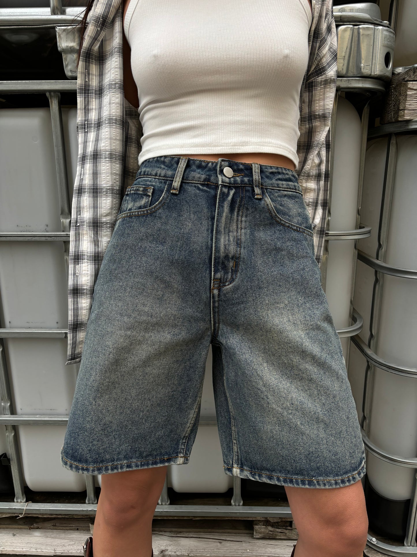 Bermuda regular fit in denim
