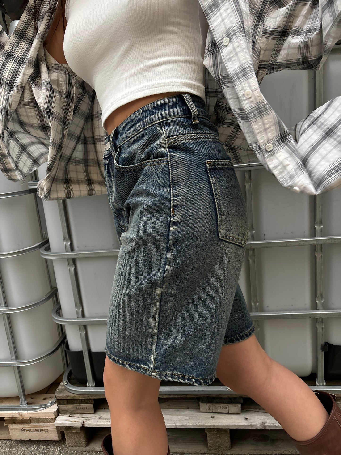 Bermuda regular fit in denim