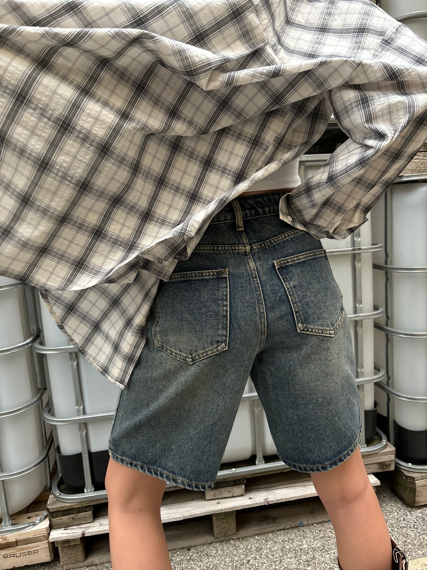 Bermuda regular fit in denim