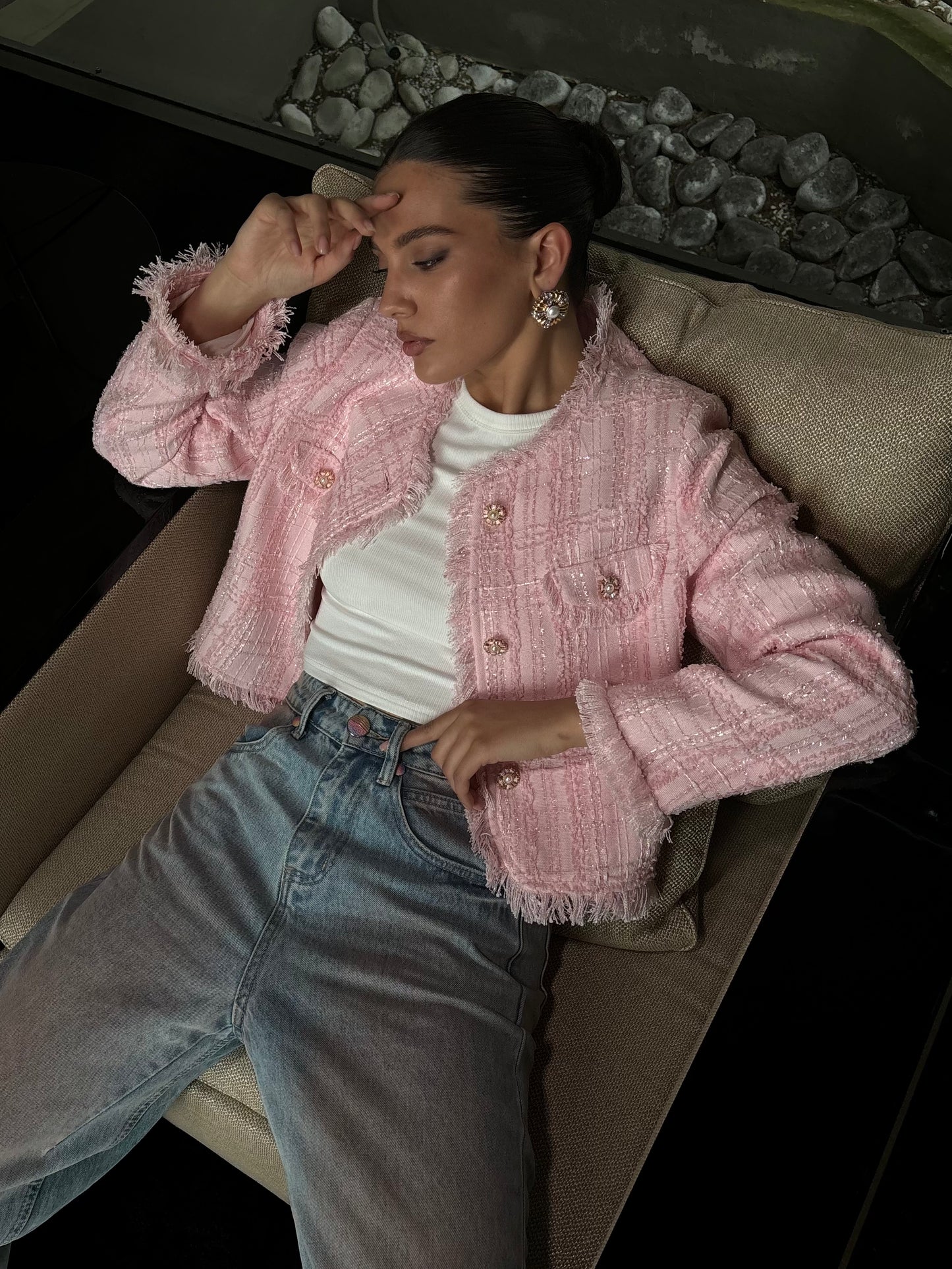BALLERINA - Blazer in tweed