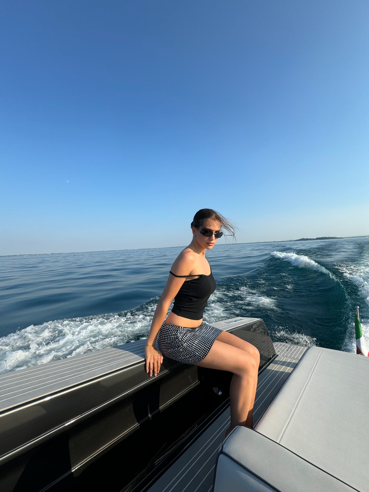 Crystal miniskirt