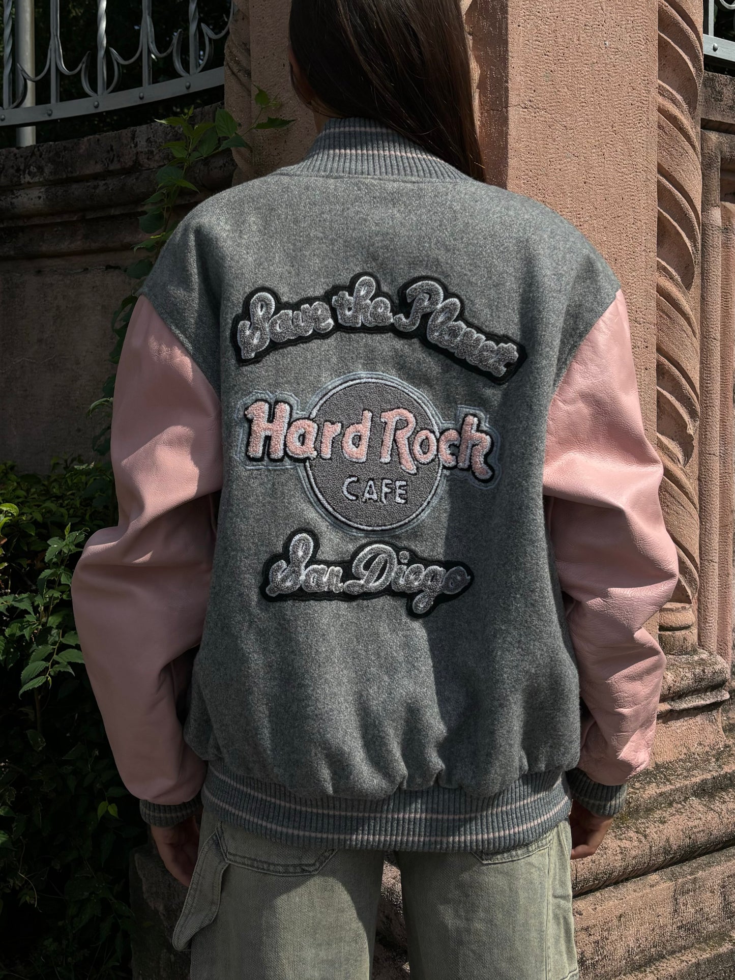 Bomber varsity rosa
