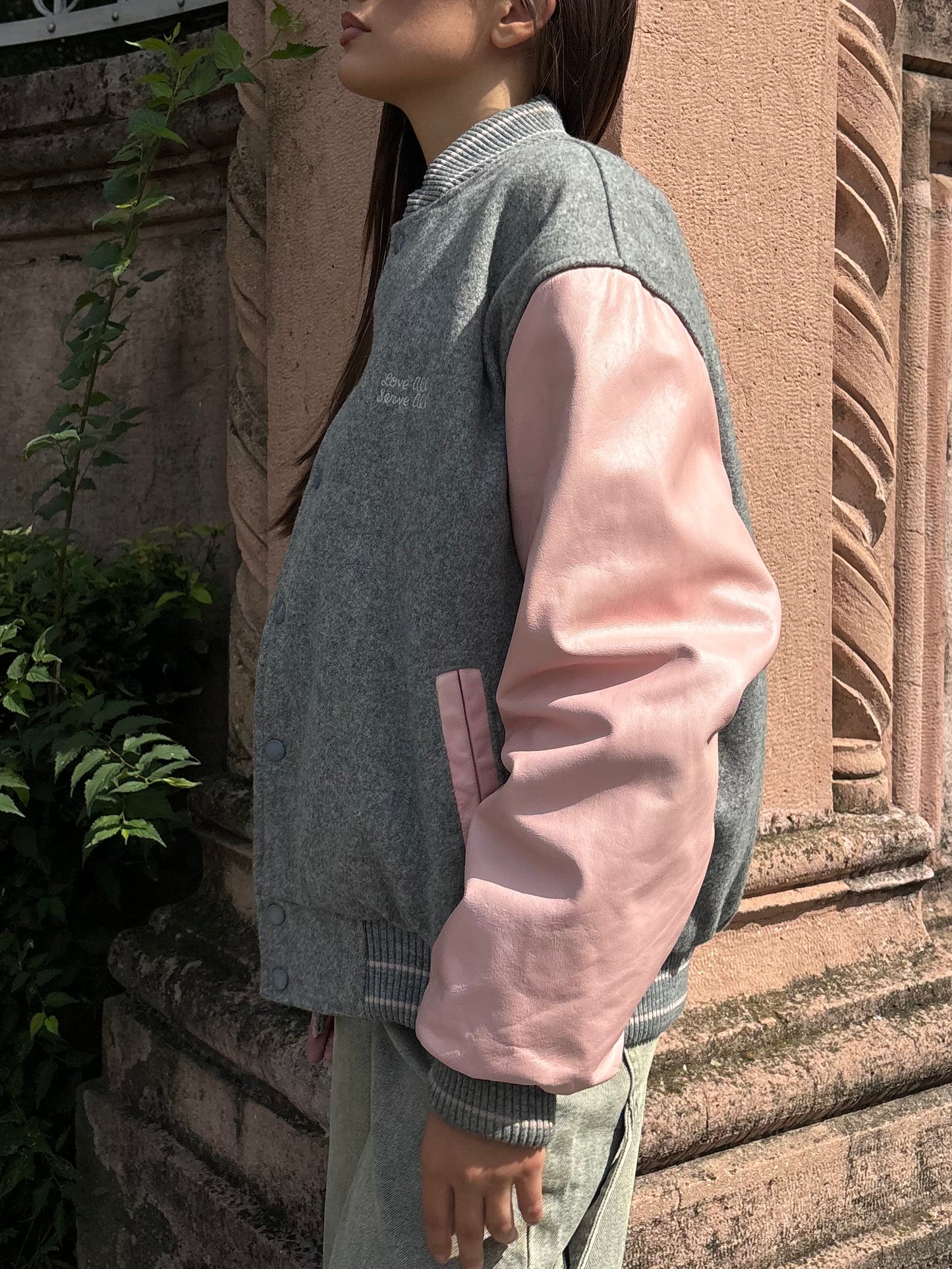Bomber varsity rosa