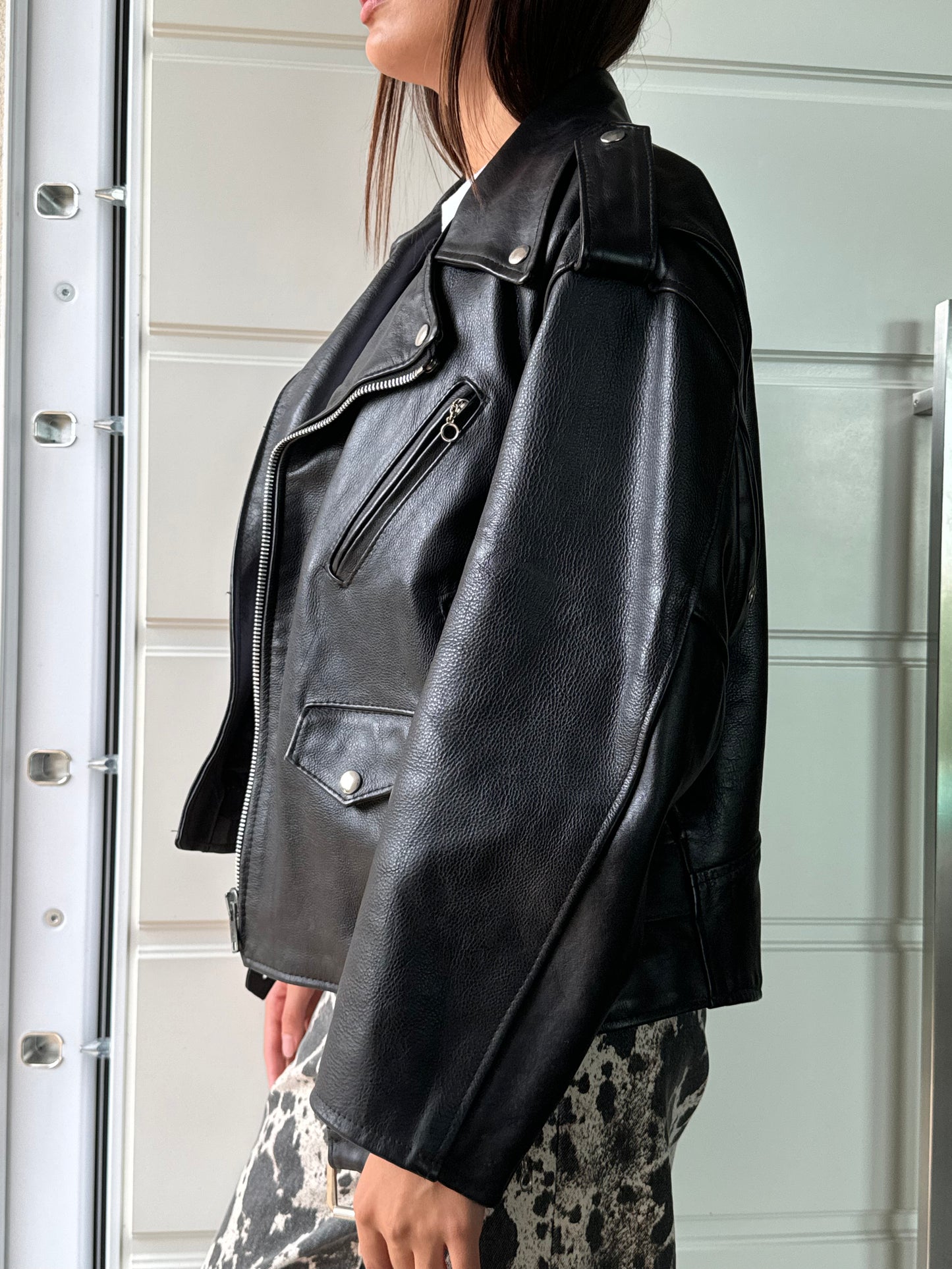 Chiodo pelle vintage