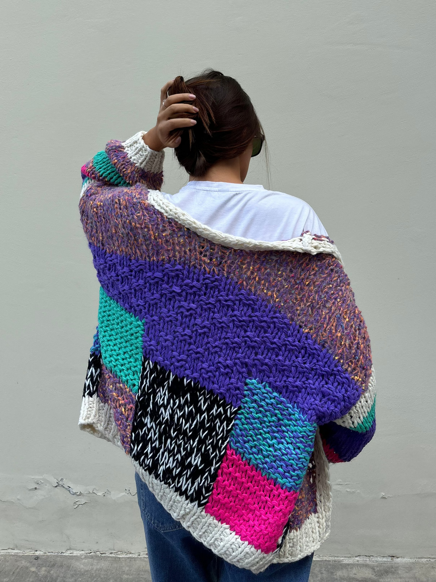 Cardigan patchwork