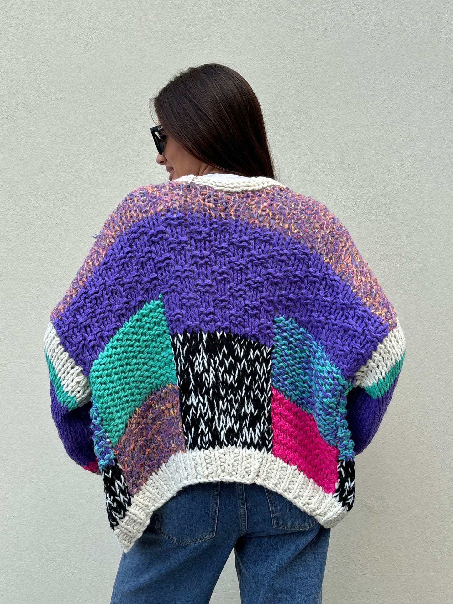 Cardigan patchwork
