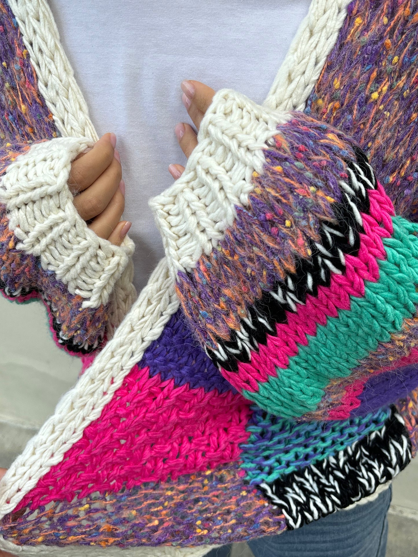 Cardigan patchwork