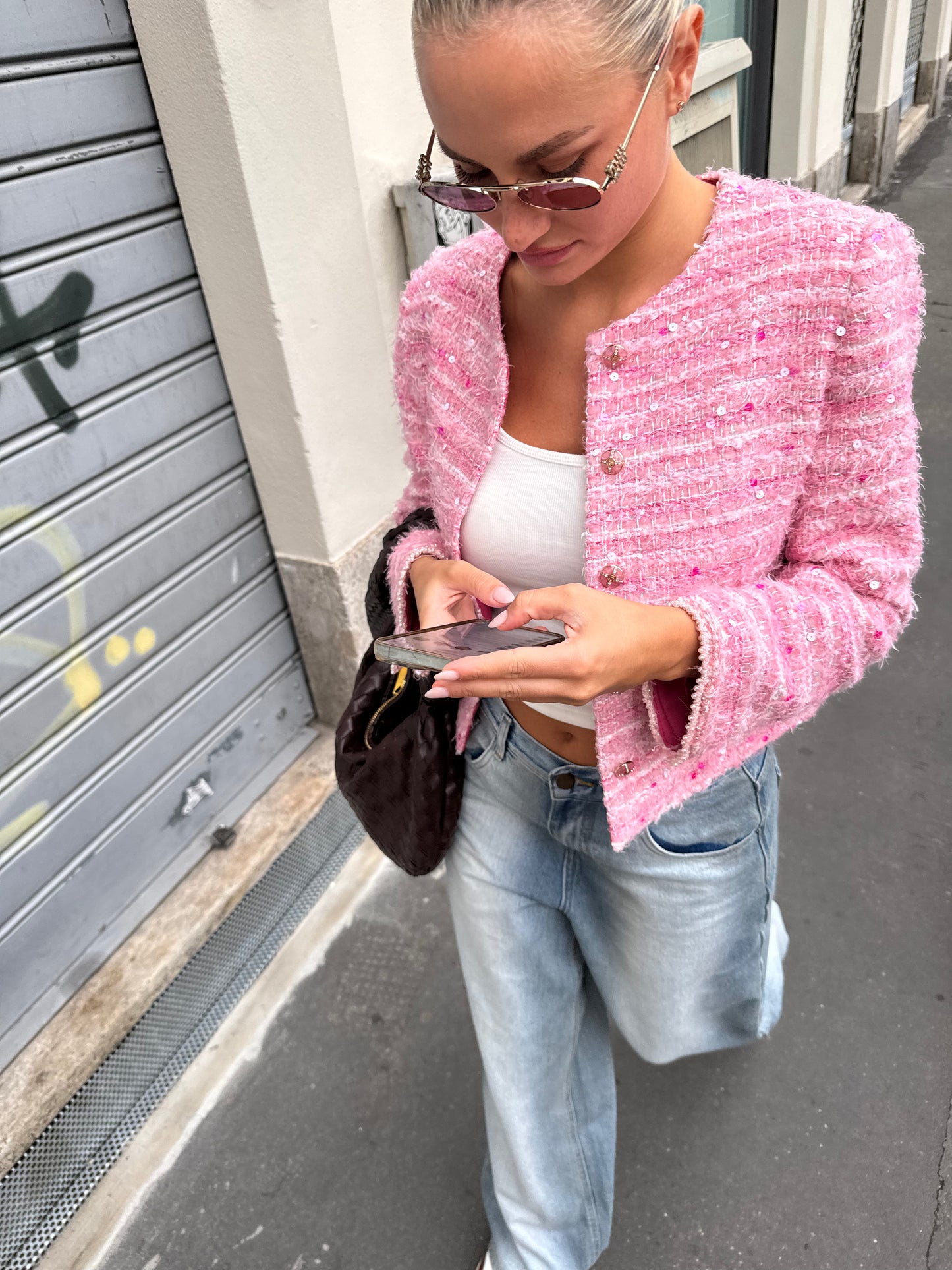 AURORA - Tweed blazer
