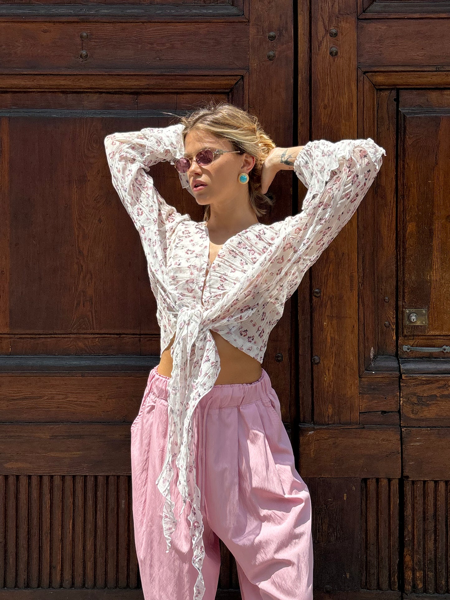 Ruffled shirt