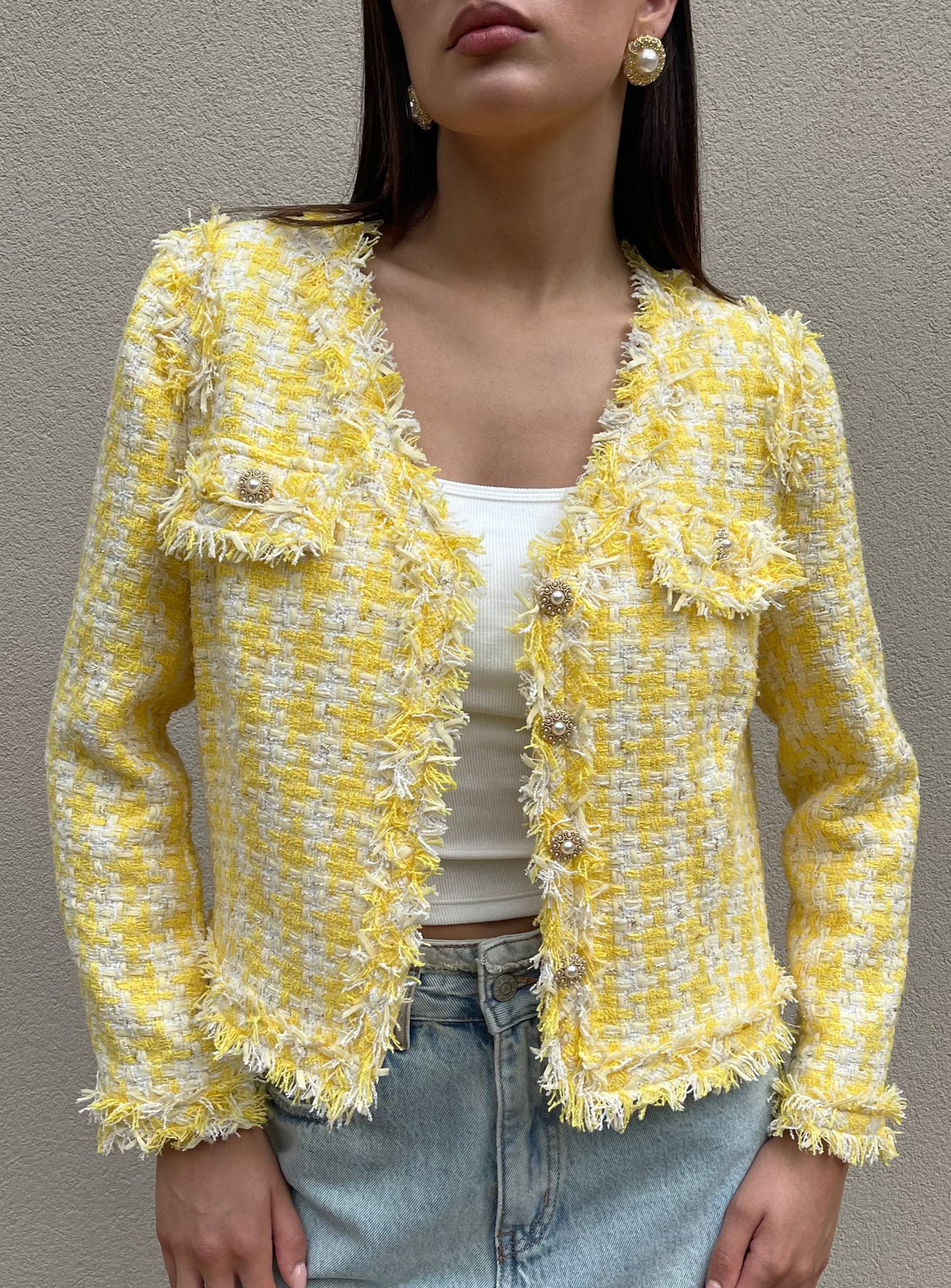 MIMOSA - Blazer in tweed