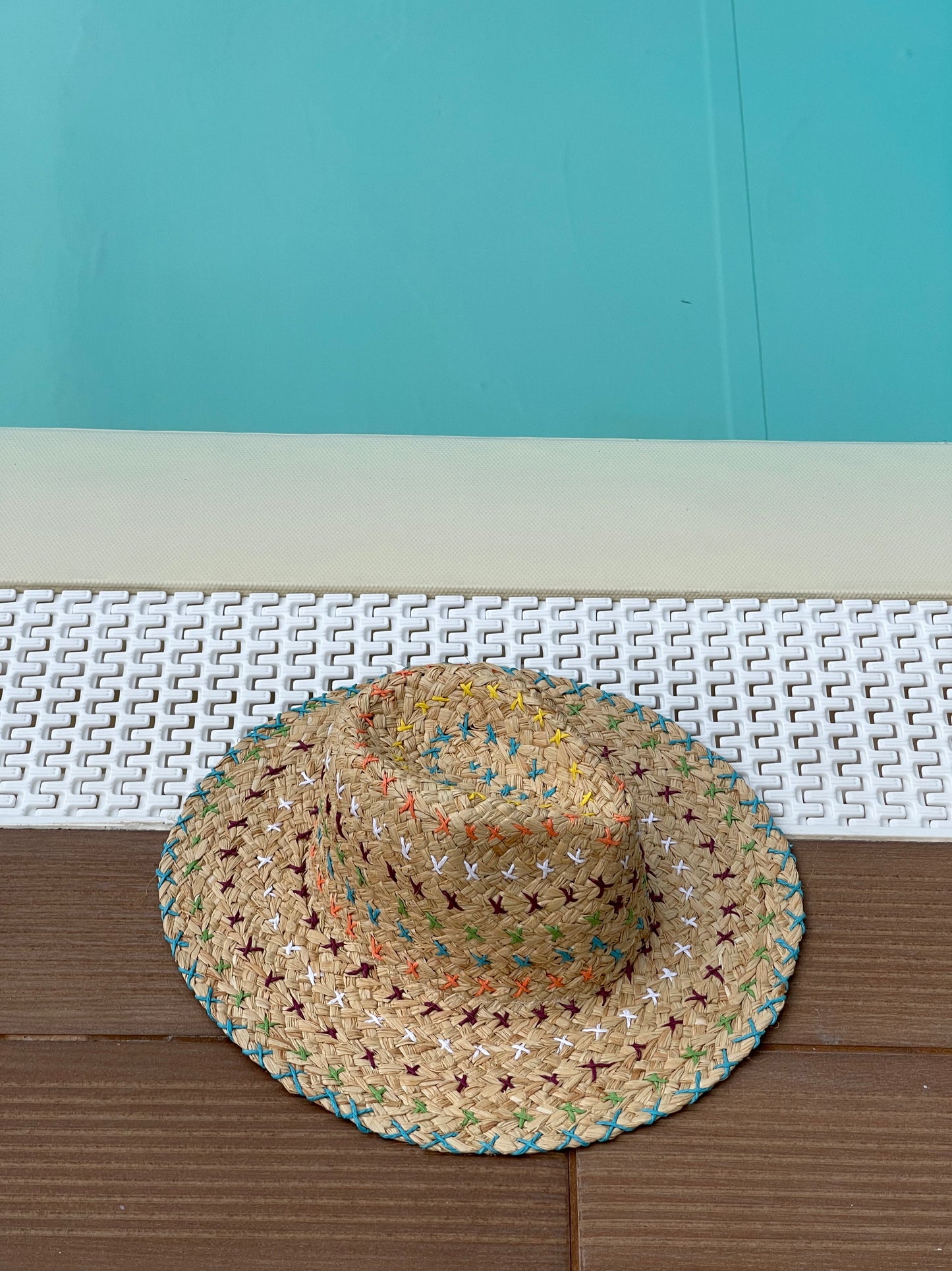 Multicolored hat