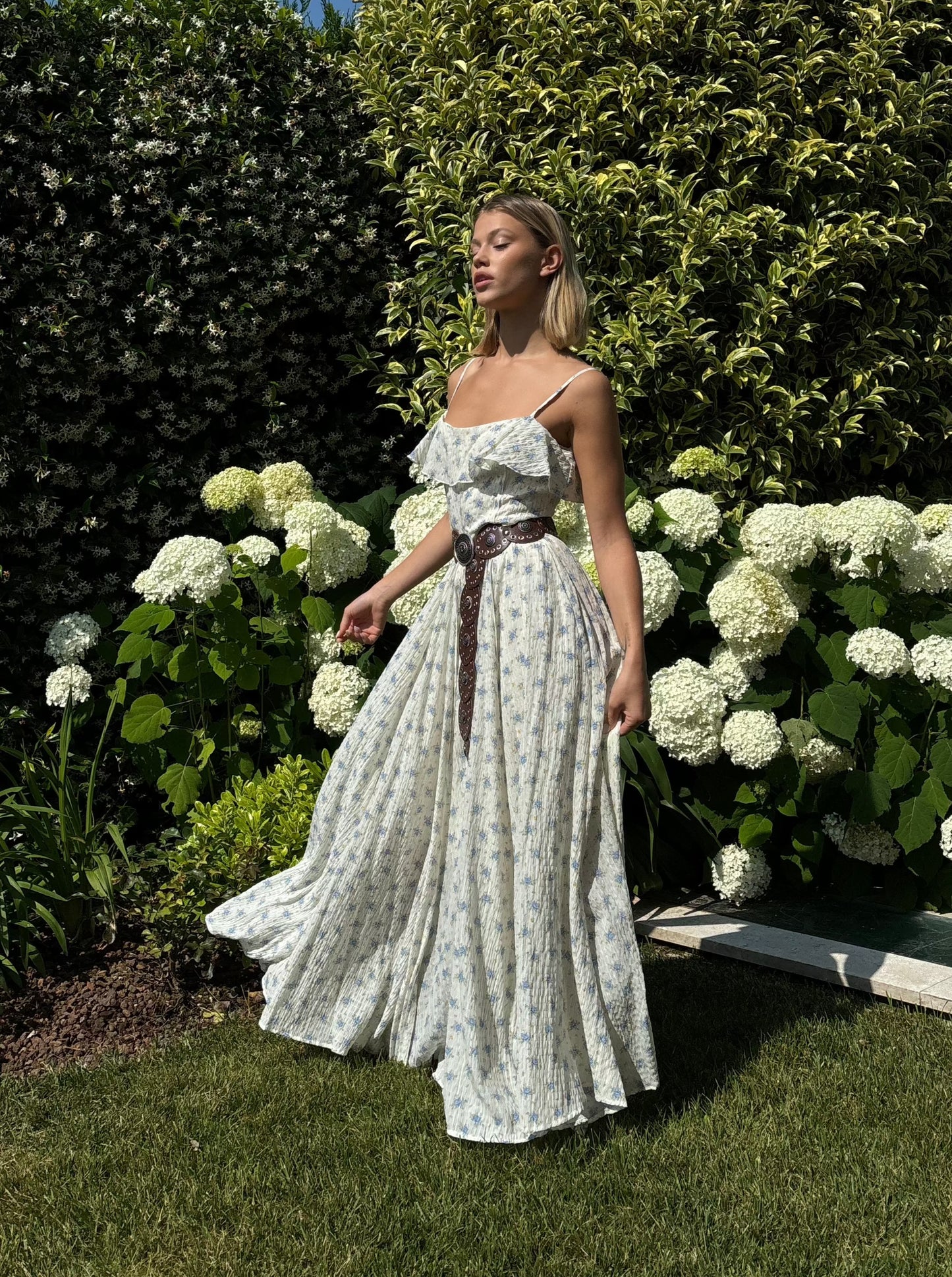 Long flower dress