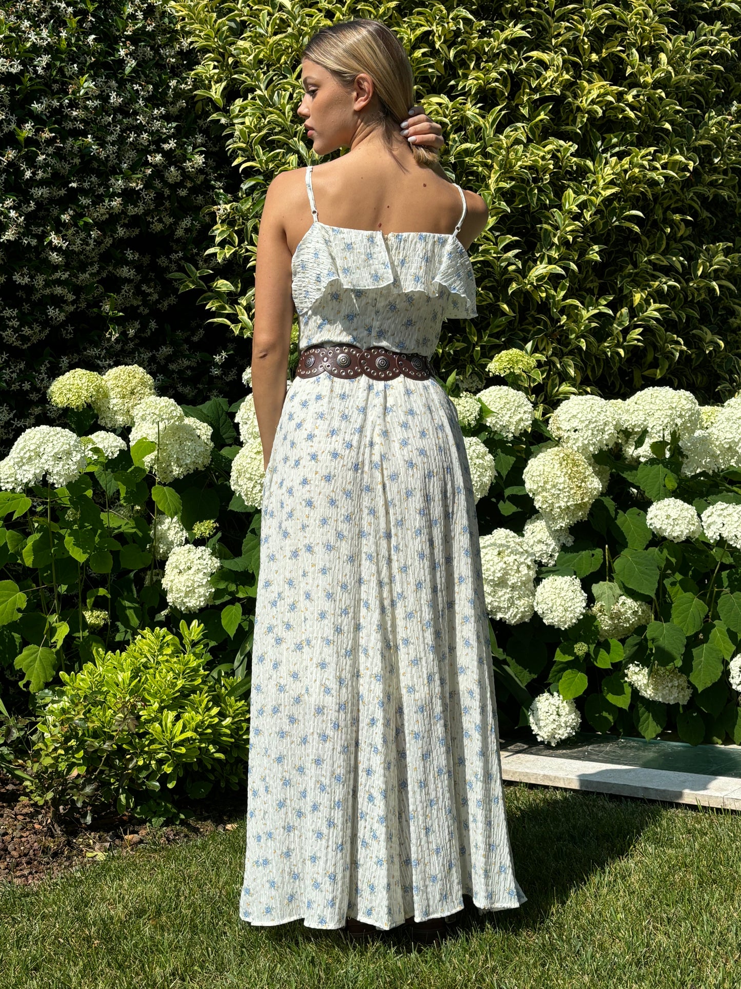 Long flower dress