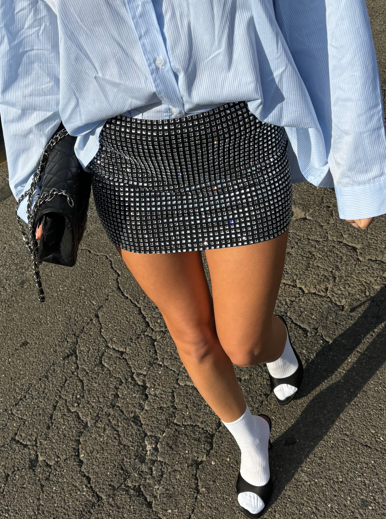 Crystal miniskirt