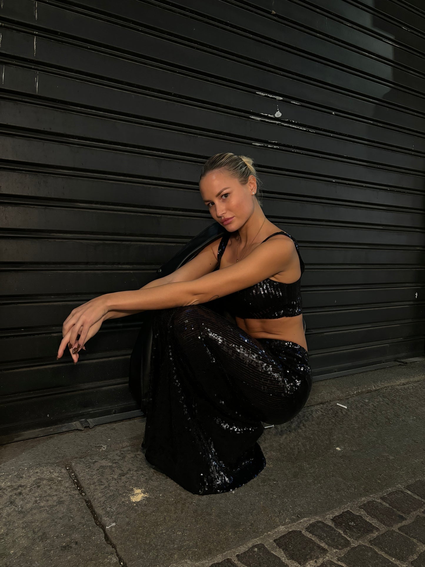 Maxi gonna paillettes