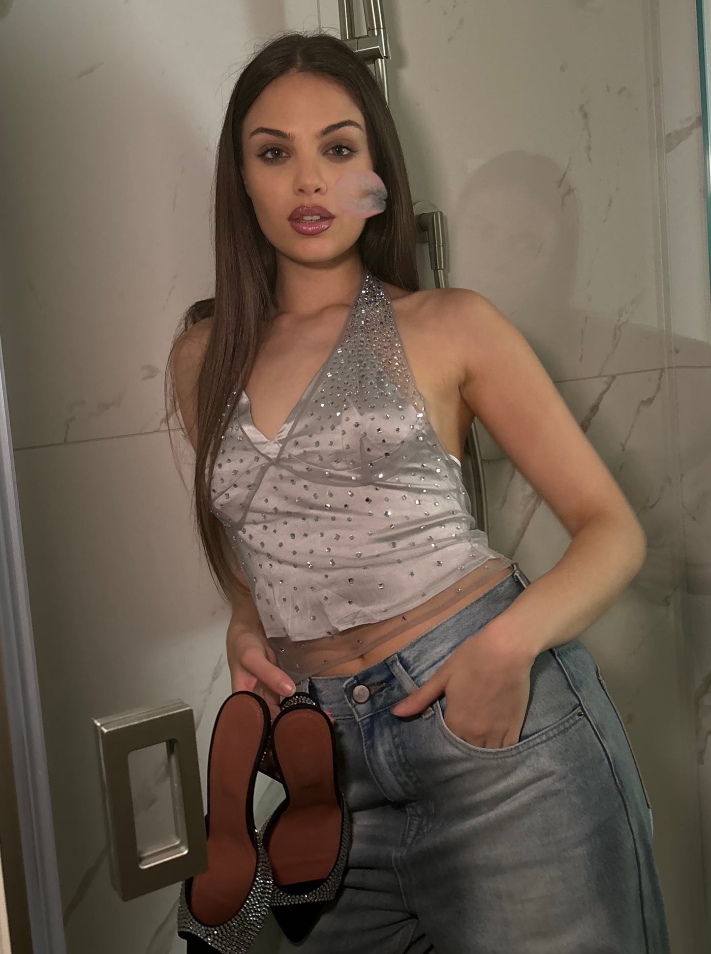 Crystal crop top