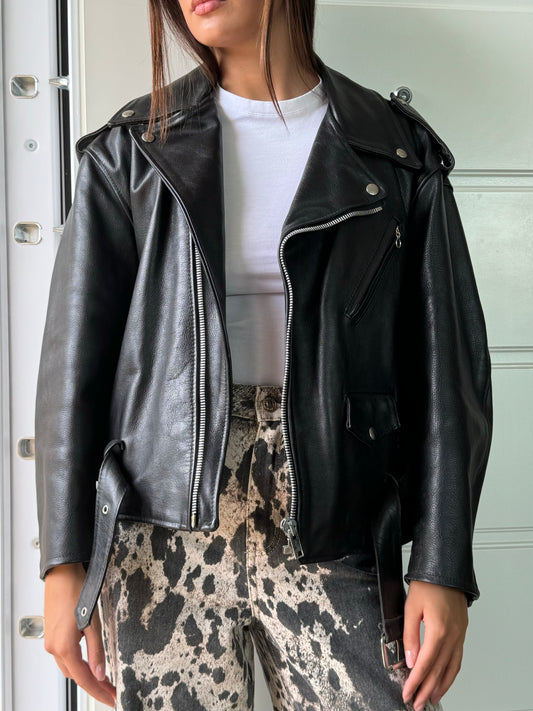 Chiodo pelle vintage