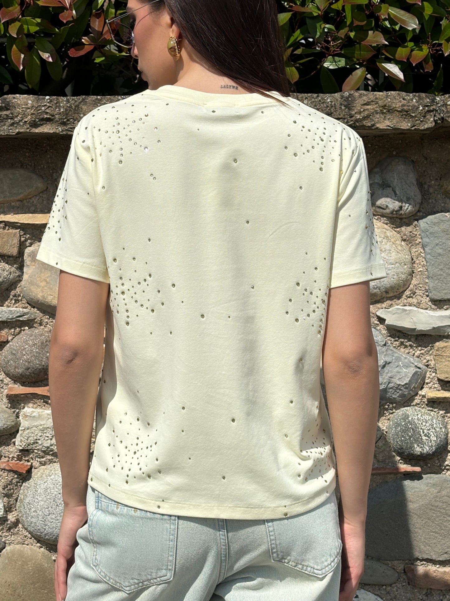 Tshirt cotone crystal