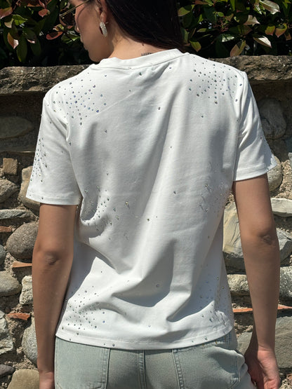 Tshirt cotone crystal