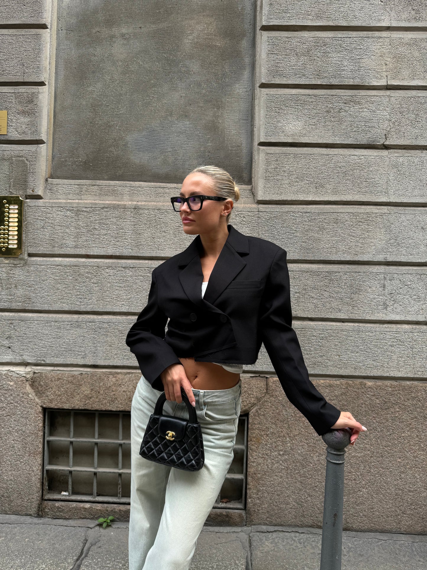 Cropped blazer