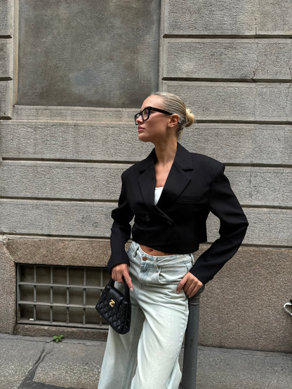 Cropped blazer