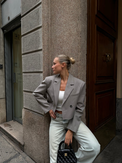 Cropped blazer