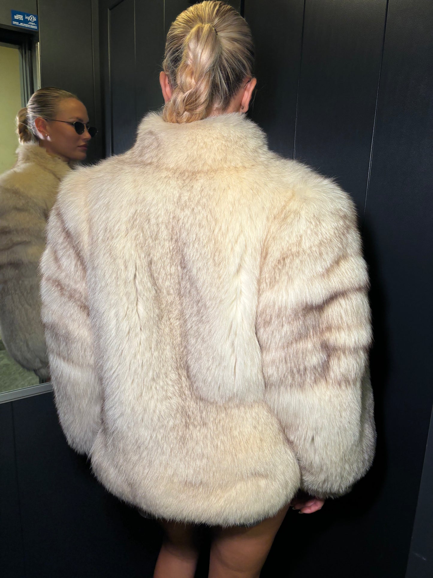 Bomber volpe di pelliccia